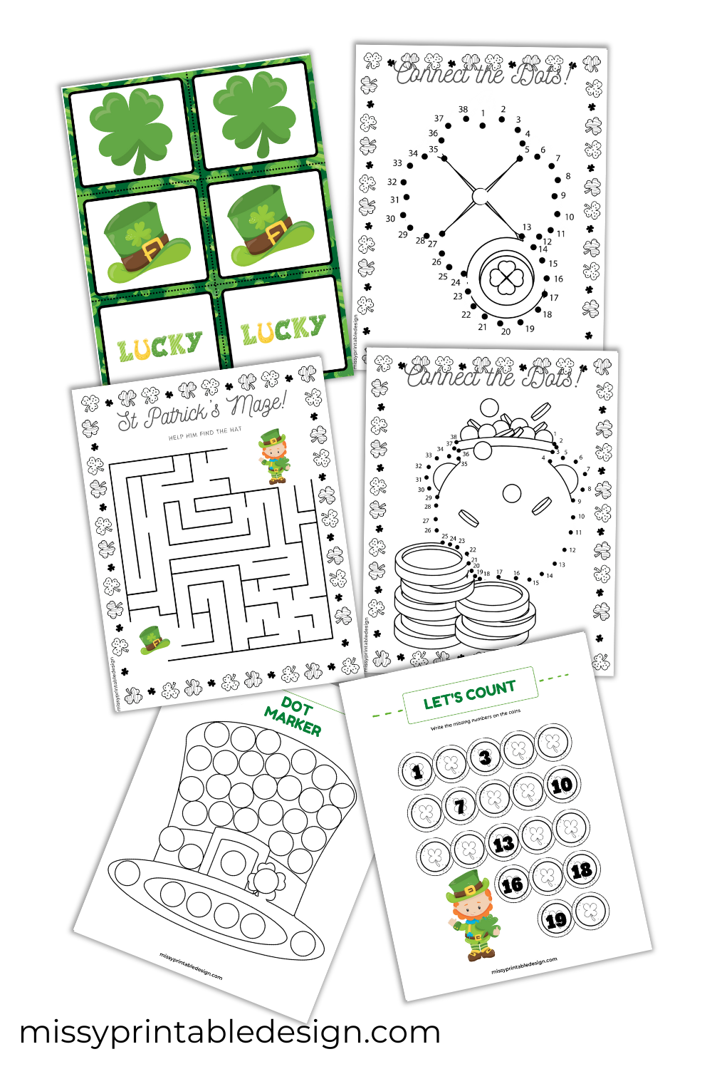 St Patrick's Day Activity Pages