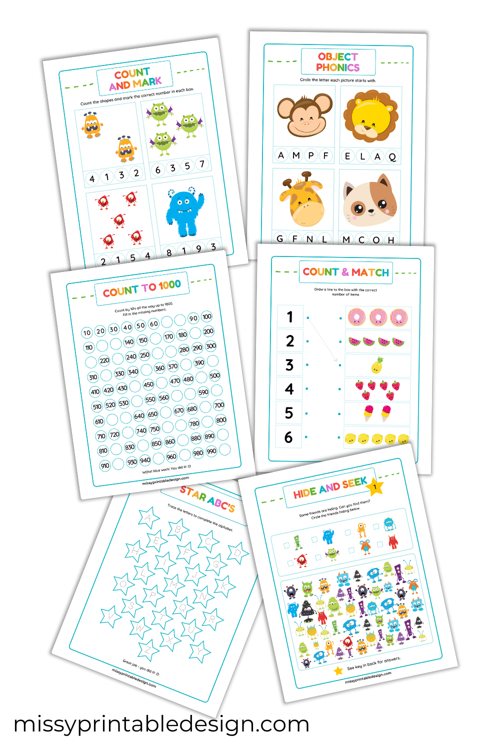 Summer Coloring and Activity Pages