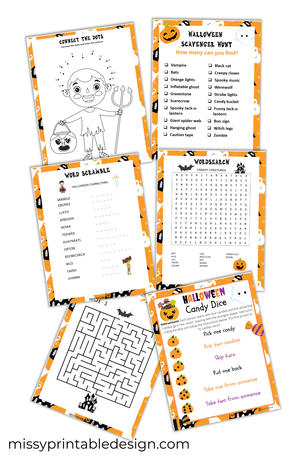 Halloween Activity Pack for Kids