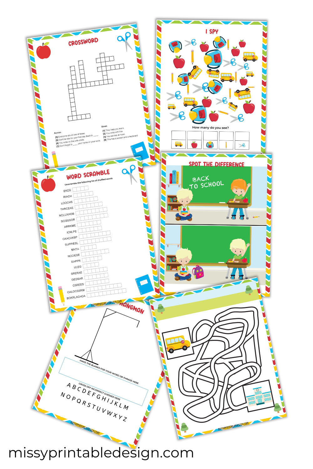 Back to School Activity Pack