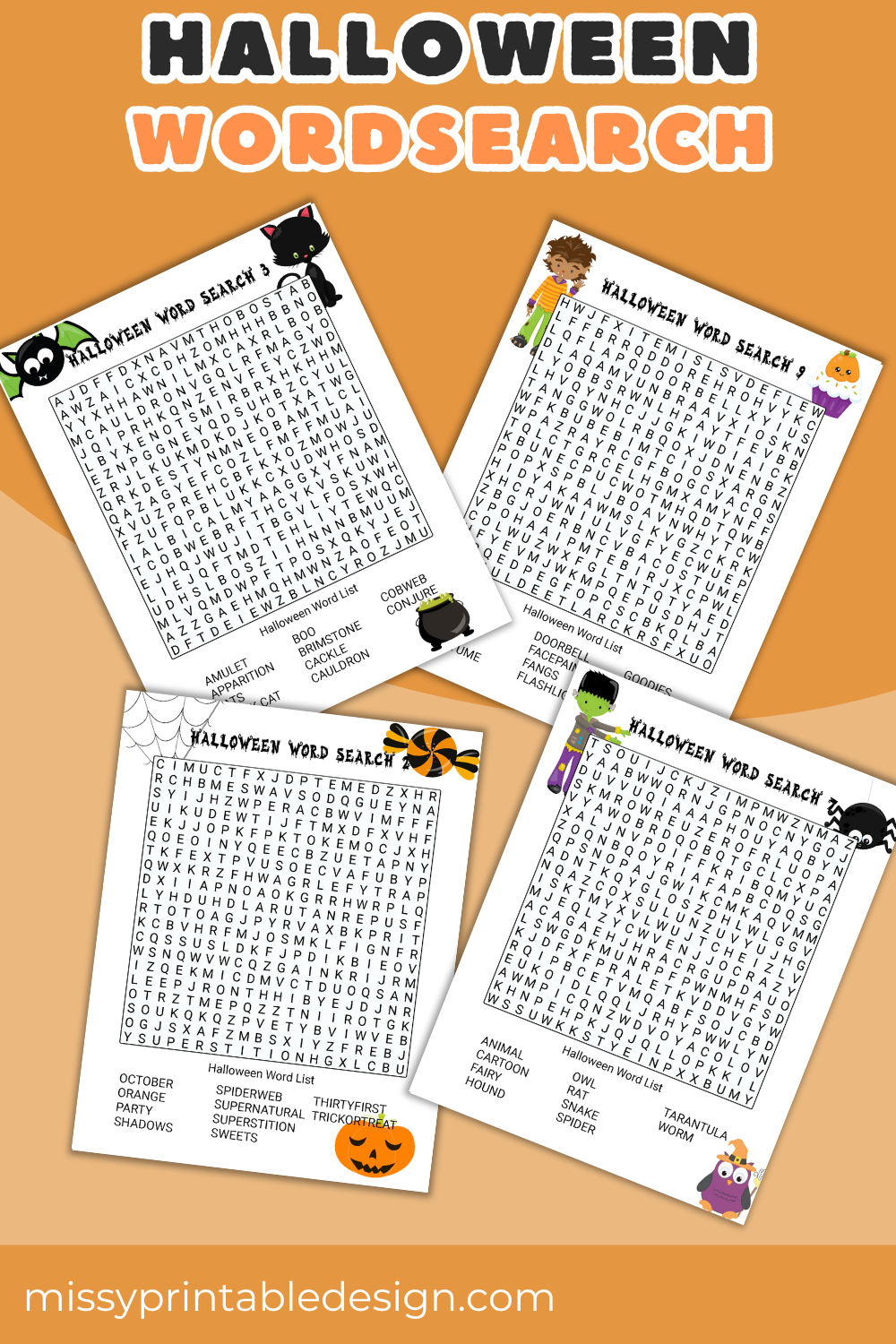 Halloween Word Search
