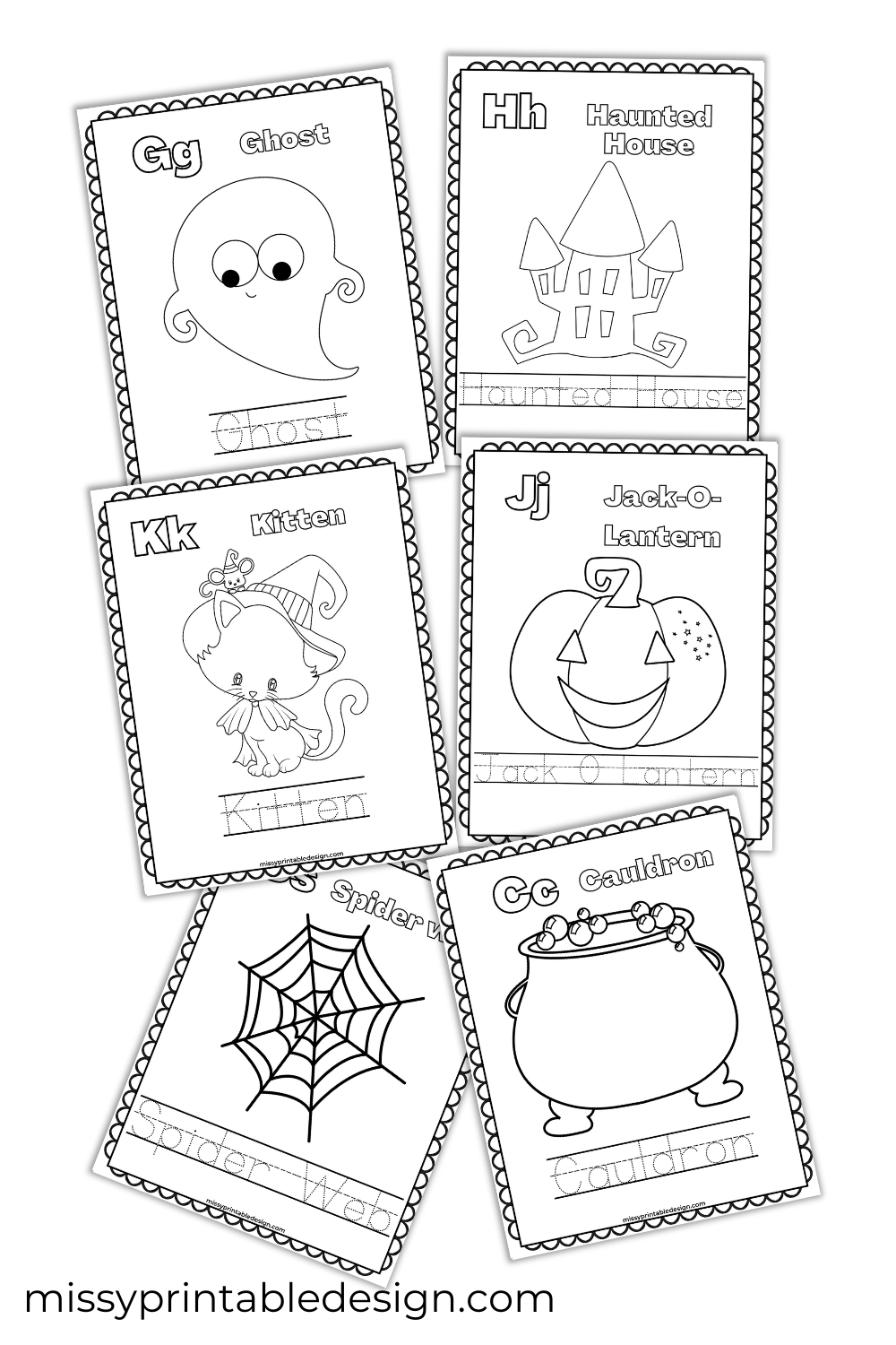Halloween Tracing Book Printable