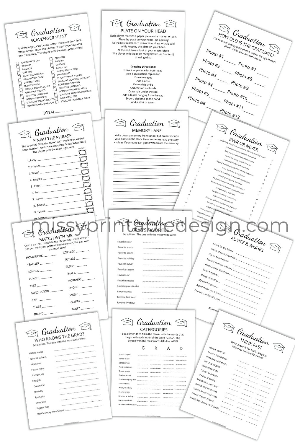 Graduation Party Games