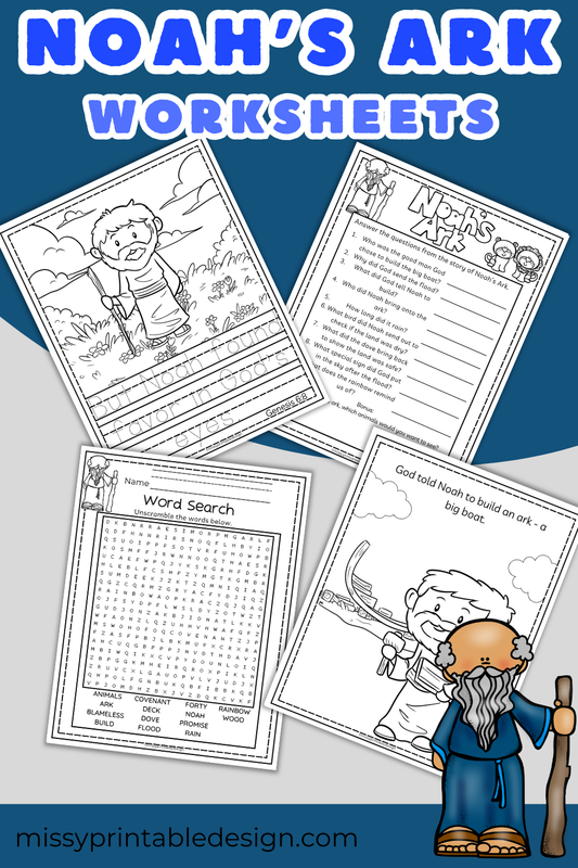 Noah's Ark Printable Worksheets