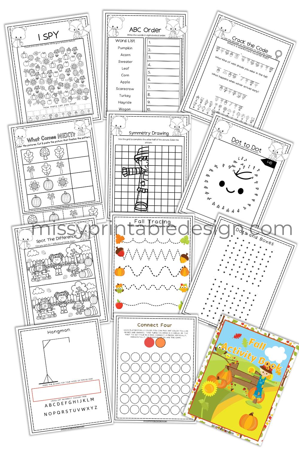 Fall Activity Pack for Kids