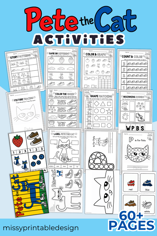 Pete the Cat Worksheets