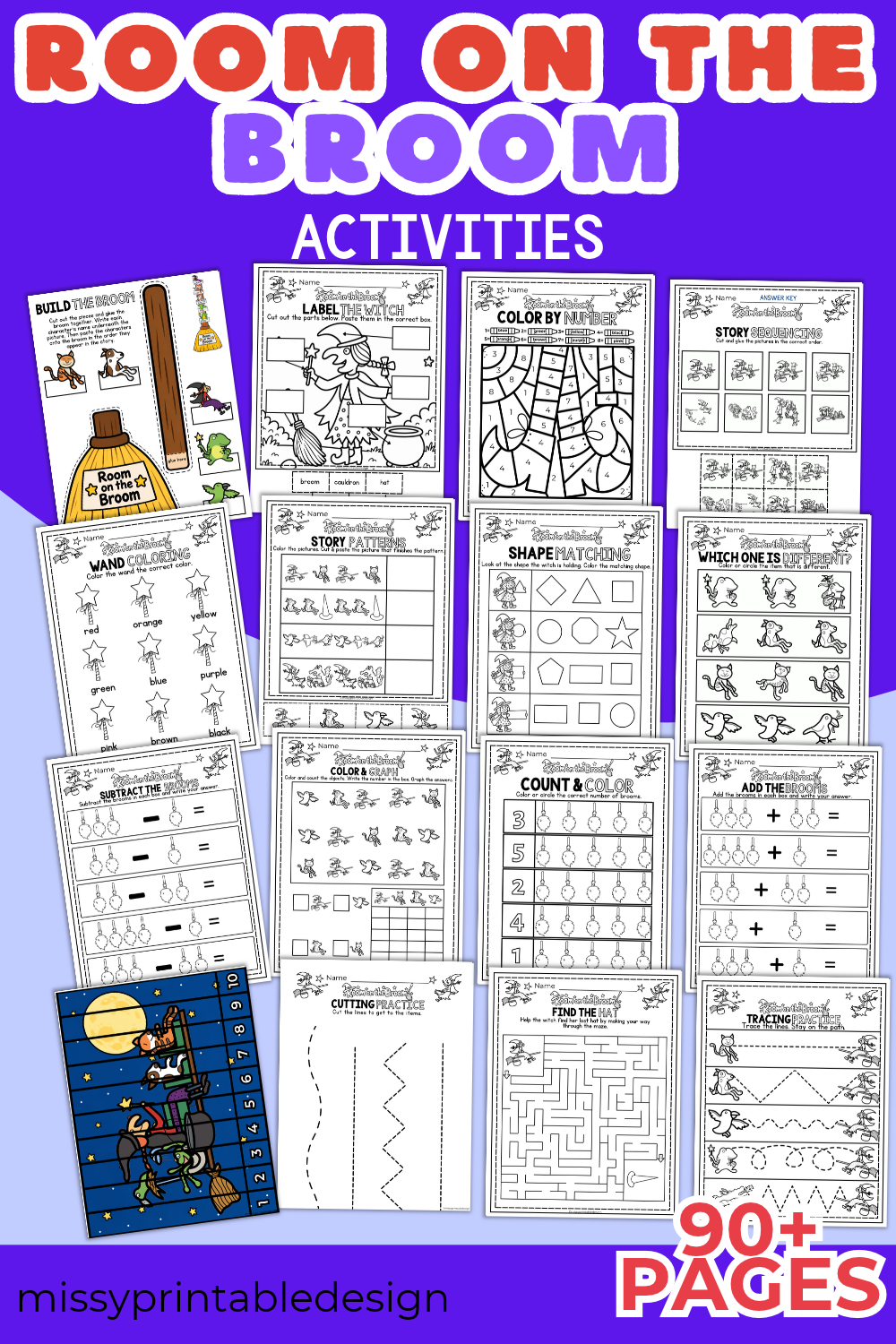 Room on The Broom Activities