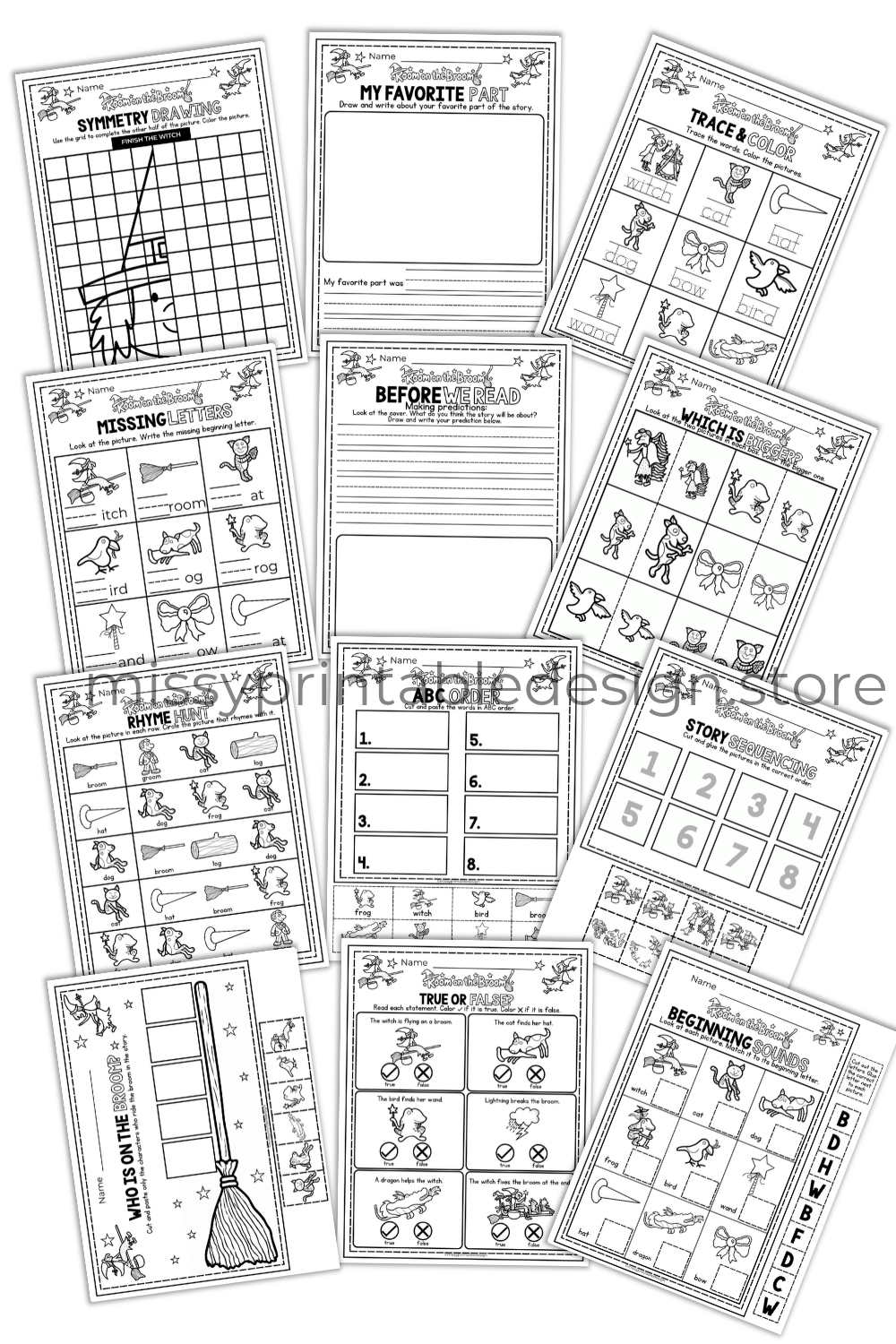 Room on The Broom Activities
