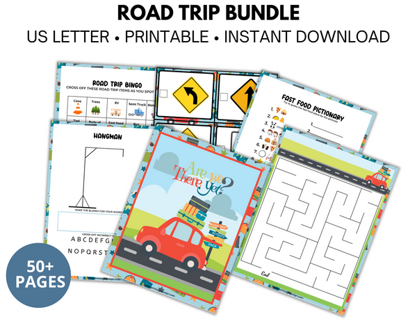 Road Trip Activity Pack for Traveling with Kids
