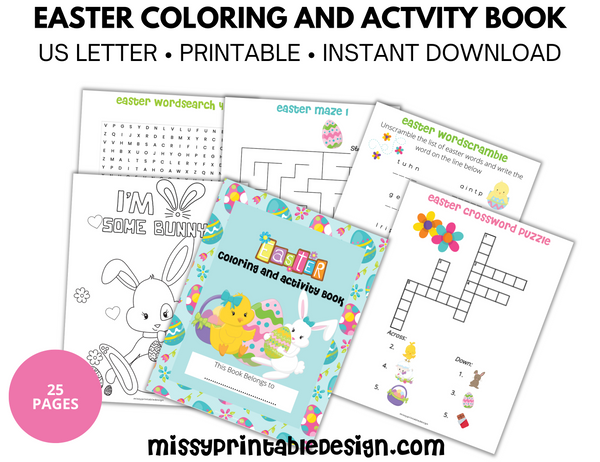 Easter Coloring and Activity Pages