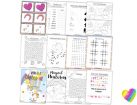 Unicorn Coloring and Activity Pages for Kids