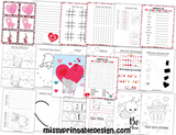 Valentine's Day Coloring and Activity Pages